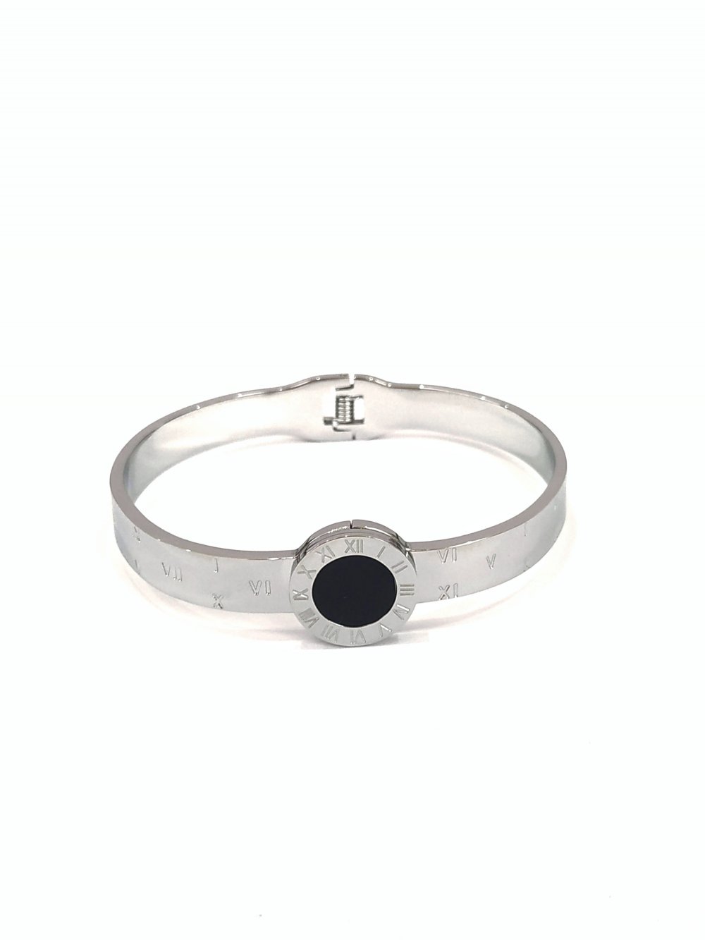 Гривна Xuping родий, дебелина 8 мм + -, диаметър 63×54 см +