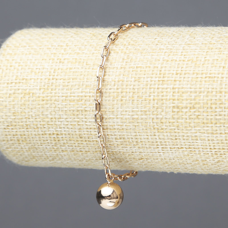 Гривна Xuping позлата 18K, дебелина 3 мм, дължина 17–20 см