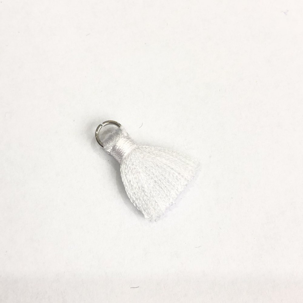 Заготовка за ръкоделие: Миниатюрна четка със пръстен „коприна“, дължина 2 см, диаметър 5 мм, цена за 1 бр