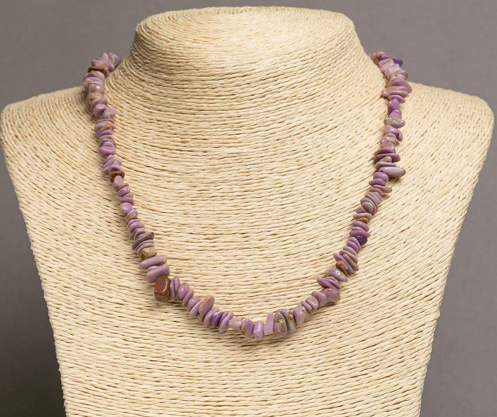 Намисто от фосфосидерит (единично) късче 8×3 мм ±, дължина 46–49 см