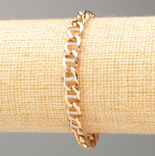 Изискана гривна Xuping с позлата 18К