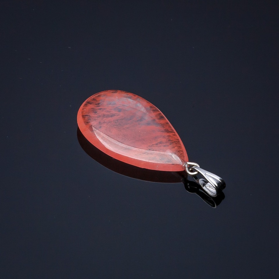 Висулка с халцедон под формата на капка 2,5×1,7 см (±)