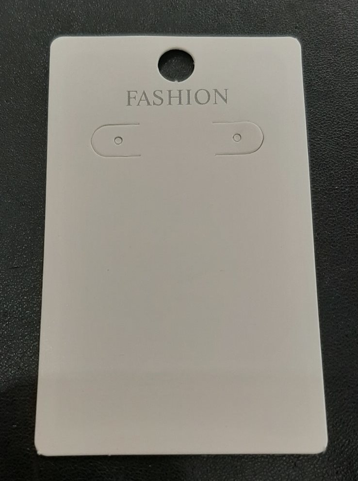 Планшетка за обеци 7,5×4,5 см картон